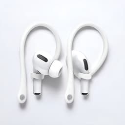 Yonico - Sport Hooks Pro - Wit - Geschikt voor Apple Airpods Pro 1/2 & Airpods 3/4 - Oorhaken - Siliconen sport haken - Set van 2 - Lichtgewicht - Gebruiksvriendelijk — thumbnail 1