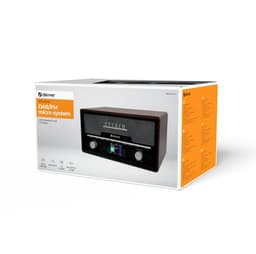 Denver DAB Radio CD Speler - Retro Radio - Bluetooth - 20 voorkeuzezenders - DAB /FM / AUX - MDA525 - Darkwood — thumbnail 3