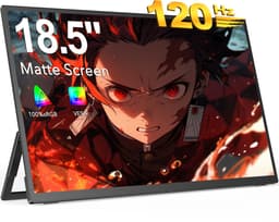 UPERFECT Portable Monitor 185E04 18.5" FHD 120Hz draagbaar monitor IPS 100% sRGB draagbaar scherm with Dual USB-C/VESA Mount,for Laptop/Switch/MacBook (VESA Mount ) — thumbnail 1