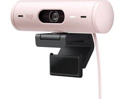 Logitech Brio 500 - Webcam - Full HD - 1080p/30fps - Rose