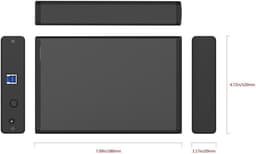 ApexArte® Harde Schijf Extern - Draagbare - 3TB Opslag - Zwart — thumbnail 2