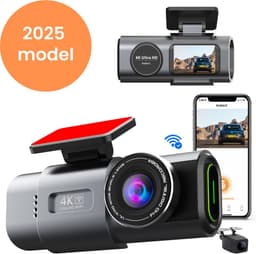 Avalect RoadSmart Dashcam voor Auto - 2025 - Met GPS & APP - Auto Camera Voor en Achter - 4k Camera - Nachtvisie - ingebouwde G-sensor - Inclusief batterij - Incl 32GB SD-kaart — thumbnail 1
