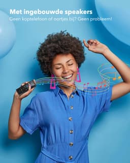 Gadgetplace MP3 speler met Bluetooth 5.2 en 32GB geheugen - Incl. Oordopjes - Met Luidspreker, FM Radio, Spraakrecorder en E-book — thumbnail 3