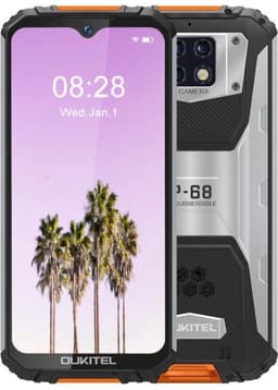 Oukitel WP6128GBOG smartphone 16 cm (6.3") 6 GB 128 GB Dual SIM Zwart, Oranje, Zilver Android 9.0 10000 mAh — thumbnail 1