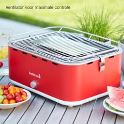 Barbecook Carlo - Tafel BBQ - Houtskool BBQ barbecue - Incl. Draagtas - Chili Pepper - 44 x 33 x 21cm — thumbnail 5