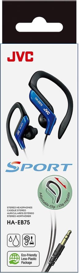 JVC HA-EB75-A-N - Sport Clip hoofdtelefoon - Blauw — thumbnail 2