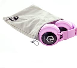 PowerLocus Buddy Draadloze On-Ear Koptelefoon voor Kinderen, LED lampjes, 85db Limiet, met Microfoon, Micro SD poort - Roze — thumbnail 4
