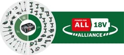 Bosch UniversalVac 18 Accuhandstofzuiger - Lichgroen model - Incl. uitgebreide accessoireset - Losse body (geleverd zonder 18 V accu en oplader) — thumbnail 4