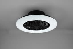 REALITY STRALSUND - Plafondventilator - Zwart mat - incl. 1x SMD 30 W - Licht apart schakelbaar - Afstandsbediening - Dimbaar - Traploos instelbare lichtkleur - Niet geschikt voor externe dimmer - Geheugenfunctie - 3 snelheid - Zomer- en wintermodus — thumbnail 5