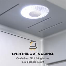 Klarstein Mini-Koelkast Brooklyn 23 Glazen Deur LED 23L - Minikoelkast Drankkoeler Hotelkoelkast - voor Hotelkamer voor Slaapkamer voor Studentenkamer - Compact - Mini Fridge - Kleine Koelkast - Compact Koelkast — thumbnail 3