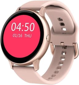 DrPhone DTX Retina Display - SmartWatch - Touch Screen IP67 Waterdicht - Hartslagmeter - Bloeddrukmeter - Siliconen - RoseGoud — thumbnail 3