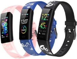 West Watches Model Wood Activity Tracker Stappenteller - Smartband - Sporthorloge Tieners/Kinderen - Zwart - Go — thumbnail 5