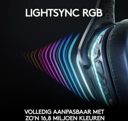 Logitech G935 - Draadloze Gaming Headset - Geschikt voor PC & Mac - Zwart — thumbnail 4