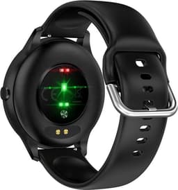 Belesy® Callisto - Smartwatch Dames – Smartwatch Heren - Horloge - Stappenteller - Kleurenscherm - Koortsmeter – Bloeddruk - Full Touch - Maak je eigen wijzerplaat - Zwart - Siliconen - Moederdag — thumbnail 4