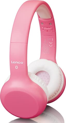 Lenco HPB-110PK - Vouwbare kinder Bluetooth Hoofdtelefoon - Pink — thumbnail 2