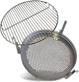 BarrelQ Small - Houtskoolbarbecue - Zwart Staal - Ø40x58 cm - 60L Olievat - Vuurkorf & Bijzettafel in 1 - Inclusief Beschermhoes — thumbnail 5