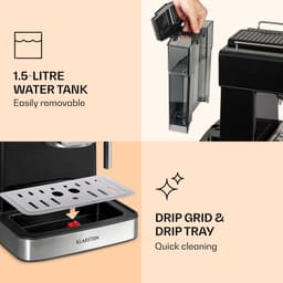 Gusto Classico espressomachine 1350 watt 20 bar druk watertank: 1,5 liter — thumbnail 3