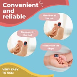 Mobiclinic PY-03 Saturatiemeter - Vinger Pulse Oximeter - Voor kinderen — thumbnail 4