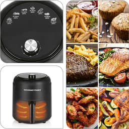 GOURMETmaxx hetelucht friteuse 2,3l - zwart — thumbnail 2