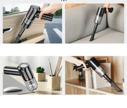 Livano Kruimeldief - Handstofzuiger - Kruimelzuiger - Car Vacuum Cleaner - Snoerloos - Draadloos - Auto Stofzuiger - Caravan - Best Verkocht - Haar — thumbnail 3