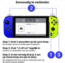 Phreeze Switch Controller met Turbo Knop - Draadloos - Geschikt voor Nintendo Switch Controller, Joy Con - Accessoire - Origineel Phreeze — thumbnail 3