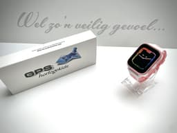GPSHorlogeKids© - GPS horloge kind - smartwatch kinderen - WhatsApp - 4G videobellen - spatwaterdicht - SOS alarm - SMS - incl. SIM - Yoda Roze — thumbnail 2