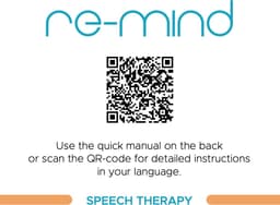 Re-mind Speech Therapy: Voor logopedie en OMFT oefeningen. Met een licht trilsignaaltje herinnert hij je aan de instructie die je logopedist je gegeven heeft. Werkt ongemerkt en kan ook voor kinderen worden gebruikt. Aanbevolen door logopedisten. — thumbnail 3