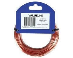 Valueline Luidsprekerkabel 2x0.5mm?²: 10.0 M