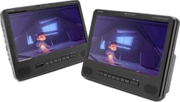 Caliber Draagbare DVD Speler - Dvd Speler Auto - 2 schermen - 9 Inch - Portable Dvd speler - Werken ook los van elkaar - Oplaadbaar - Inclusief hoofdsteun houders (MPD298) — thumbnail 1