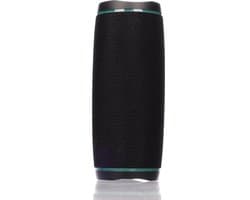 Pulver Speaker - RGB Led Zwart - Muziek box draadloos - Prox - 15 watt - Speakers - Draadloos - Premium - geschikt voor Bluetooth