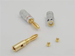 Nakamichi Banaanstekker 8 stuks - Hoge kwaliteit banaanstekkers / luidspreker stekker 4 mm - 24k verguld — thumbnail 3