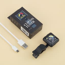 Áengus AT-102 Stemapparaat voor Gitaar, Basgitaar, Ukelele, Viool en Chromatisch stemmen - Clip-on tuner - USB oplaadbaar — thumbnail 3