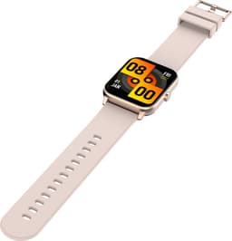 Belesy® KALMIA - Smartwatch Heren – Smartwatch Dames - Horloge – Stappenteller – Calorieën - Hartslag – Sporten - Je eigen foto als wijzerplaat - Kleurenscherm - Full Touch - Splitscreen– Goud – Silicone – Roze - Moederdag — thumbnail 4