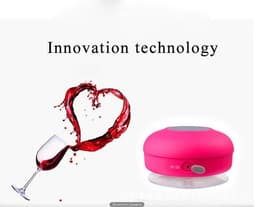 IGOODS Waterdichte Bluetooth Speaker  - met Zuignap - Ingebouwde microfoon - Bluetooth 3.0 - Badkamer & Douche Speaker - Blauw — thumbnail 2
