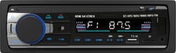 Strex Autoradio met Bluetooth 1 DIN - Voor Alle Auto's - USB AUX en Handsfree Bellen - Met Microfoon en Afstandsbediening — thumbnail 1