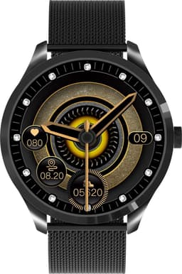 Belesy® Q9 Pro - Smartwatch Dames – Smartwatch Heren - Horloge - 1.28 inch - Kleurenscherm - Stappenteller - Bloeddruk - Hartslag - 75+ Wijzerplaten – Sporten – Staal - Zwart - Kerstcadeau — thumbnail 5