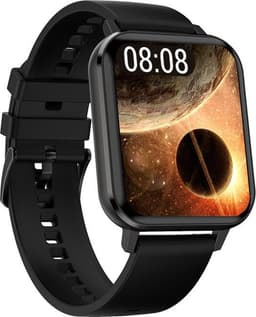 Belesy® Retina X - Smartwatch Dames - Smartwatch Heren - Horloge - 1.78 inch - Kleurenscherm - Full Touch - Stappenteller - Multi Sport - Multi Watchfaces - Maak je eigen wijzerplaat functie - Siliconen - Zwart - Moederdag — thumbnail 1