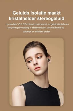 QCY T2C Draadlozen earbuds - Bluetooth 5.0 - 3D Stereo - Zwart - Oplaadbare case 32 uur recharge - Dual microfoon - 4 uur luistertijd - spatwaterdicht — thumbnail 5