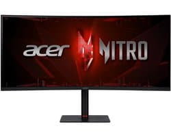 Acer Nitro XV5 XV345CURXbmiipphx computer monitor 86,4 cm (34") 3440 x 1440 Pixels UltraWide Quad HD LCD Zwart