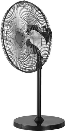 Industriële Staande Ventilator, 570 mm, 90 Graden Oscillatie, In Hoogte Verstelbaar met 3 Snelheden, Krachtige Ventilator voor Woonkamer, Thuis en Kantoor, Zwart — thumbnail 2