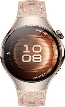 HUAWEI Watch 5 42mm Beige | Multi-sensing X-tap technologie | Gezondheidsoverzicht in 1 tik | Roestvrijstaal | Ultra lange batterij modus | Compatibel met iOS & Android — thumbnail 1