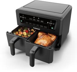Cuisinart AFD10OBLE luchtfriteuse met dubbele mand, 10,4 L, zwart — thumbnail 1
