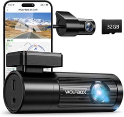 Wolfbox i05 4K Wifi Gps 2CH 32gb dashcam - Wifi met App - Parkeermodus - 4K + Full HD resolutie - Gps - 32gb Micro SD kaart - stijlvolle dashcam voor auto — thumbnail 2