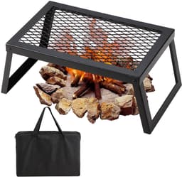 Opvouwbare Kampvuurbarbecue, 45.8 x 30.5 x 20.5 cm, Hoogwaardig Staal, Met Opbergtas, Max. 300°C Bestand, 6 kg Draagvermogen — thumbnail 1