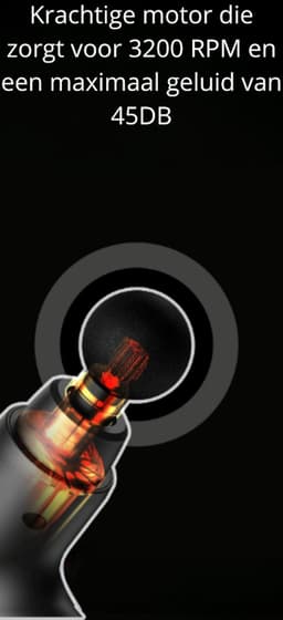 Massage Gun PRO – 6 Kopstukken – Stil – Draagbaar – LED Touch Display – Spiermassage – 30 Snelheden – Triggerpoint Therapie – Oplaadbaar – Inclusief Opbergcase — thumbnail 4
