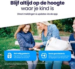 Qlokkie Kiddo Mini - GPS horloge kind - Smartwatch kinderen - GPS tracker kind met nauwkeurige locatiebepaling - GPS horloge kind met simkaart - Stel veilige zones in - SOS functie - Zwart — thumbnail 5