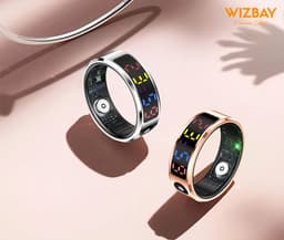 WizBay Premium Select® Smart Ring Color LED Rosé Goud - Maat 9 - Hartslag Slaap - Gesture - Multi Sport Modi — thumbnail 5