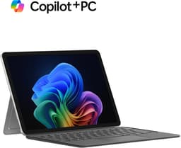 Microsoft Surface Pro Bundel - Copilot + Laptop + Toetsenbord - 12 inch Touchscreen - 16GB / 256GB - Qwerty Toetsenbord - Windows 11 Home - Platinum — thumbnail 1