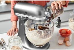 KitchenAid Artisan Serie - Staande Mixer - 300 W - Medaillon Zilver — thumbnail 2