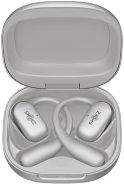 Shokz OpenFit 2+ Open-ear Sporthoofdtelefoon – Dolby Audio – Draadloze Oordopjes – Grijs — thumbnail 4